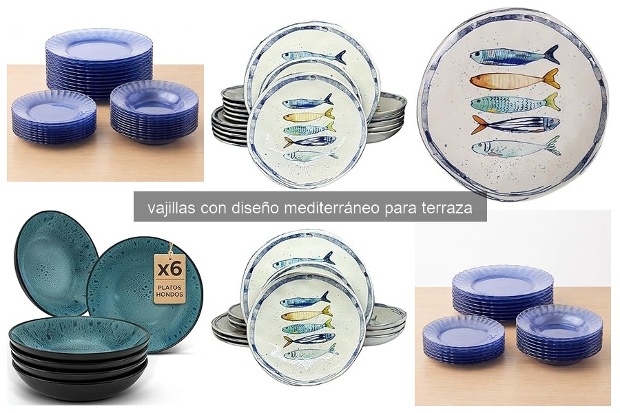 Ventajas de las vajillas mediterráneas para tu terraza
