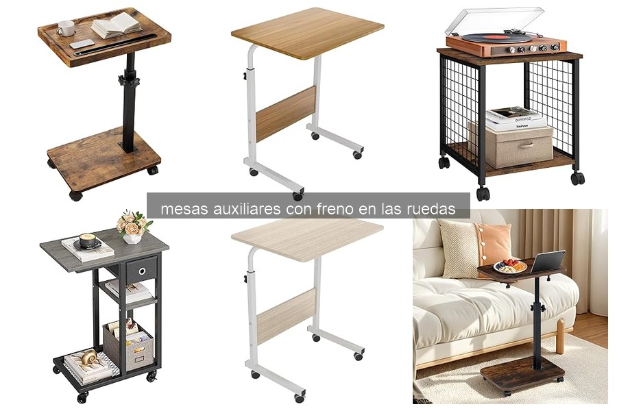 Ventajas de mesas auxiliares con freno en las ruedas