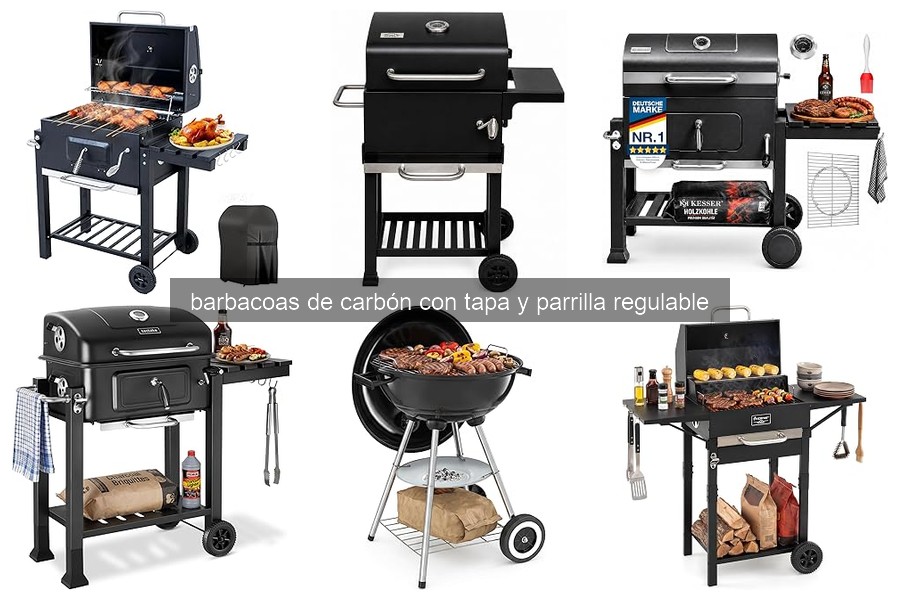 Ventajas de una barbacoa de carbón con tapa y parrilla regulable