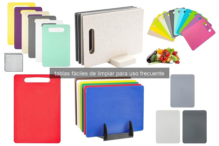 Ventajas y desventajas de tablas fáciles de limpiar